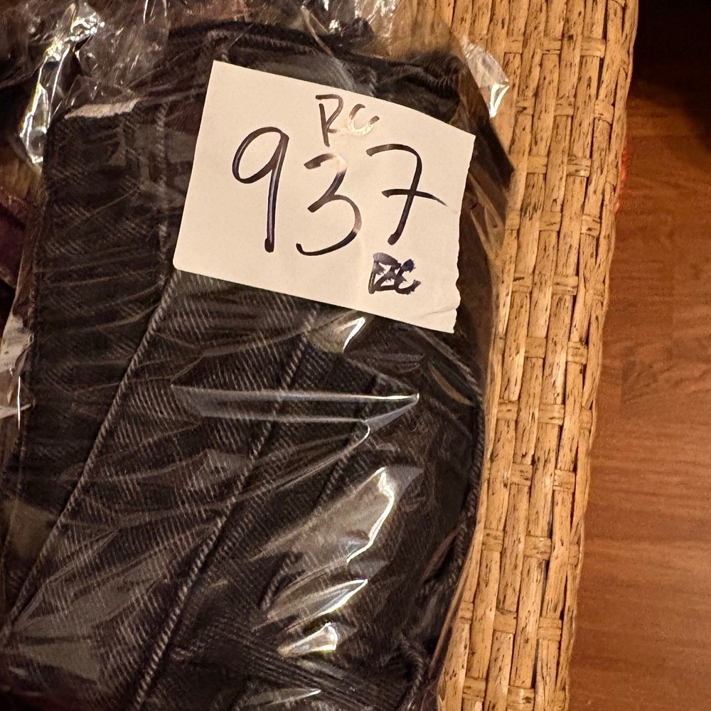 Cotton On Relaxed Wide Jeans Kids Size 24 Black Excellent High Rise Baggy Denim - Picture 6 of 6